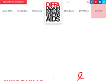 Tablet Screenshot of diffa.org